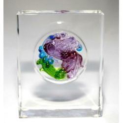 Prachtige Japanse Koi Karper Kristal Paperweight