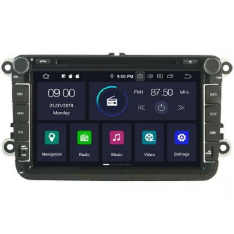 Navigatie vw polo dvd carkit android 9 usb carplay 8 inch