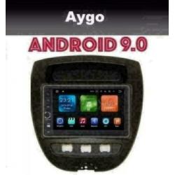 Toyota Aygo radio navigatie android 9.0 usb wifi dab+ carkit