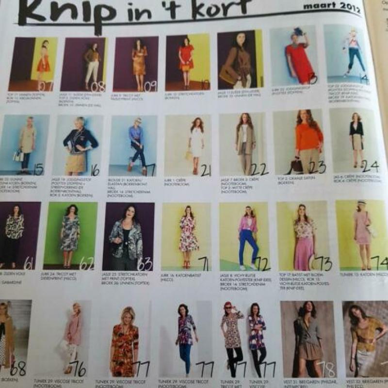 knipmode maart 2012 met extra bijlage