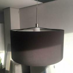 Zwarte hanglamp 70cm