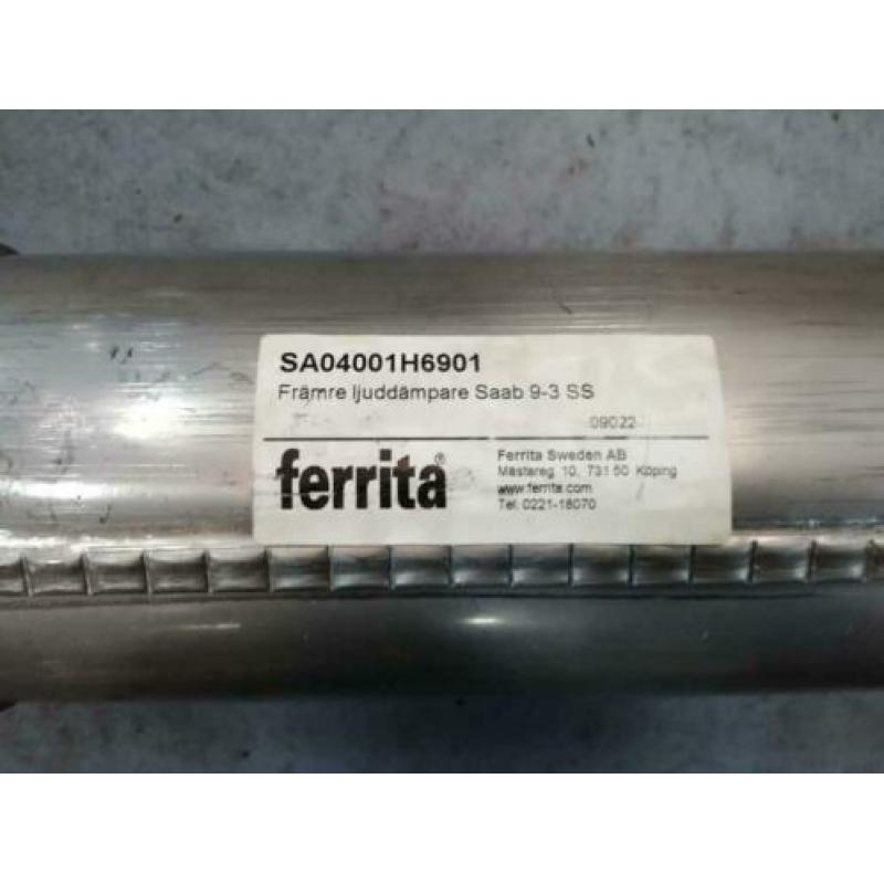 2.5" Sportuitlaat Ferrita SAK60062S Saab 9-3 SS