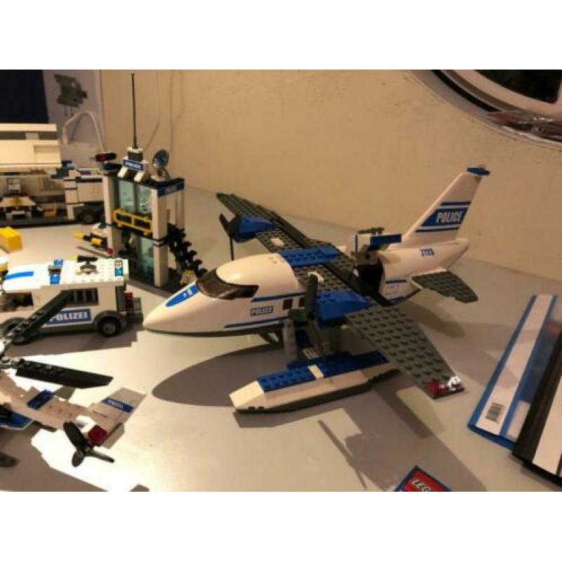 LEGO City politie voertuigen (7723, 7741, 7743, 7244)