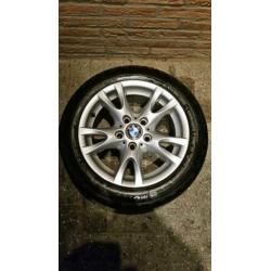 16" BMW velgen 5x120 met NIEUWE zomerbanden 7-8mm profiel!!