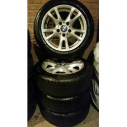 16" BMW velgen 5x120 met NIEUWE zomerbanden 7-8mm profiel!!