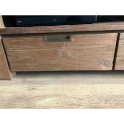 Tv meubel teak hout, tv kast