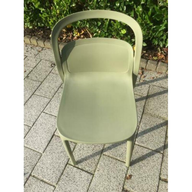 ZUIVER stoel REX green 4 x