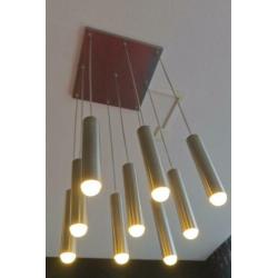 Design hanglamp met 9 lampen