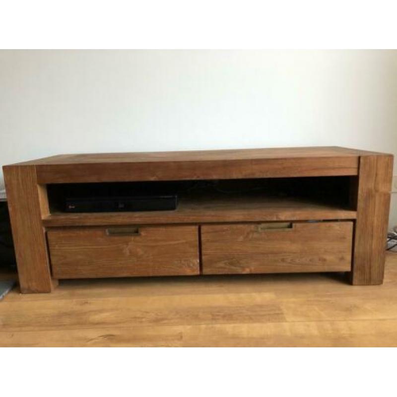 Tv meubel teak hout, tv kast