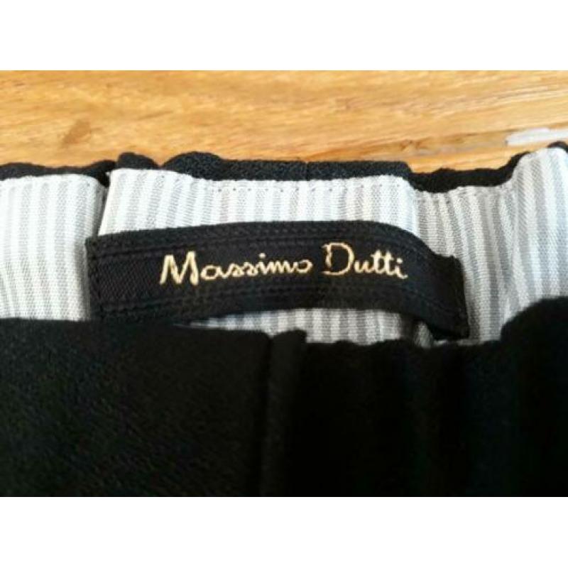 zwarte nette zgan pantalon broek maat 40 M MASSIMO DUTTI