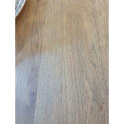 Eettafel: Diningtable Yukon rechte poot hout 240*100