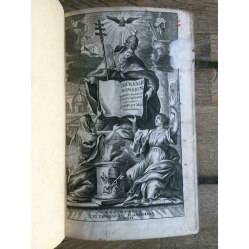 Horae Diurnae Breviarii Romani 1709 8 gravures Moretus