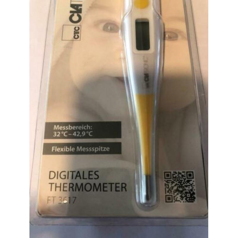 Koorts thermometer in originele verpakking (NIEUW)