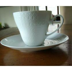 kop en schotel ,Rosenthal Studio Linie Romanze White