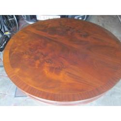 Mahoniehouten ronde tafel