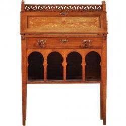 Antieke bureaus / Hollandse damessecretaire ca. 1900 met ...