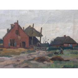 Hendrik Weegewijs1875-1964 Boerderijen bij Laren/Blaricum