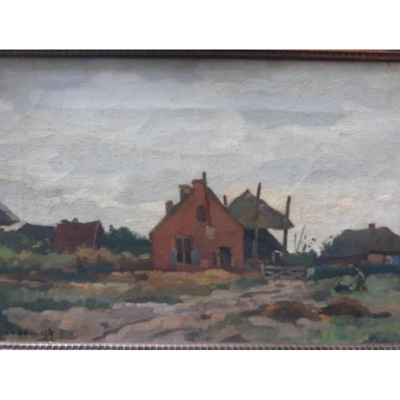 Hendrik Weegewijs1875-1964 Boerderijen bij Laren/Blaricum