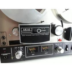 Akai 4000DS, met aluminium spoelen en extra Thormann tape.