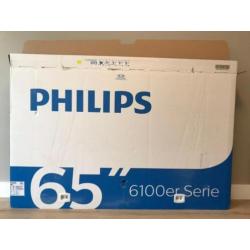 Philips 65 inch Ultraslanke 4K Smart LED-TV (Kapot scherm)