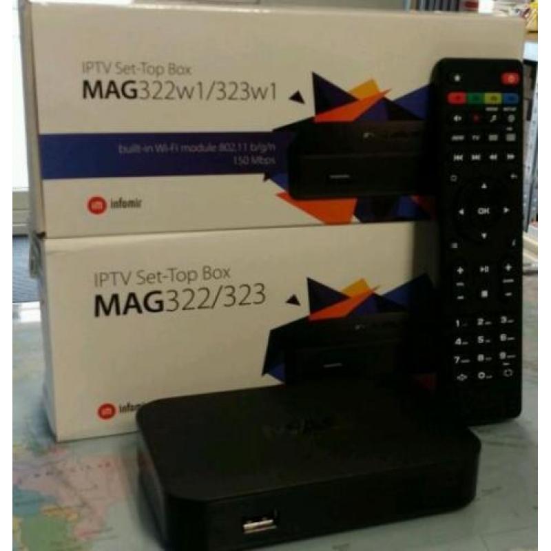 Mag 322 wifi iptv ontvanger full hd tr tv.mag 322/323