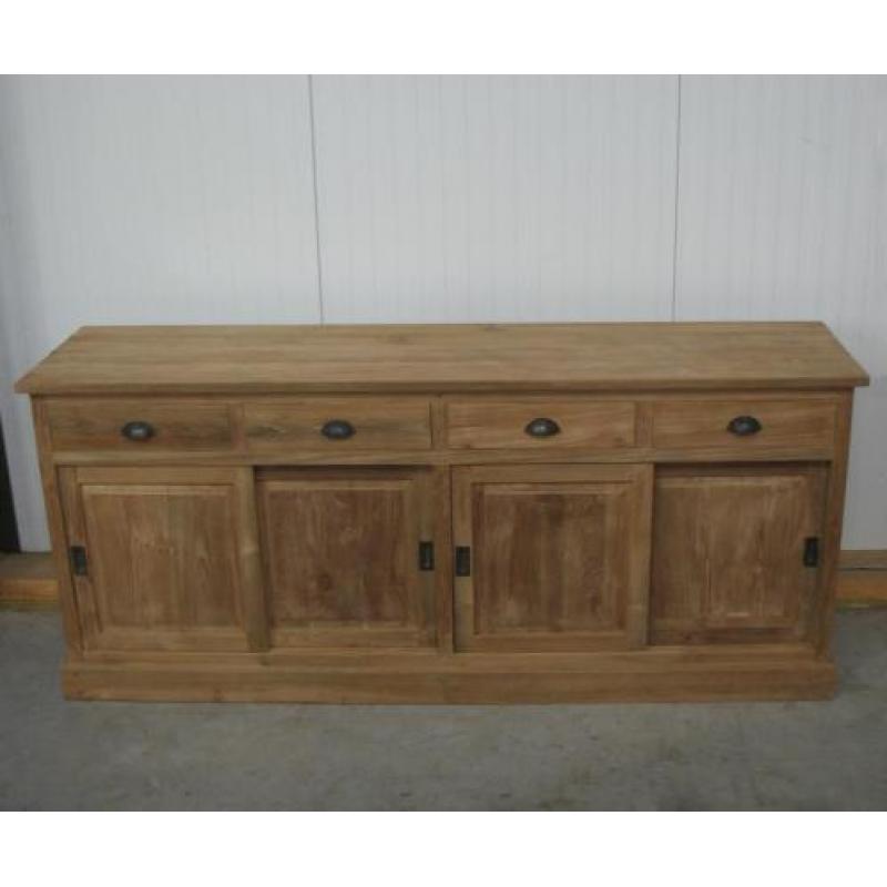 Dressoir van recycle teakhout, 2 meter breed > Indoteak